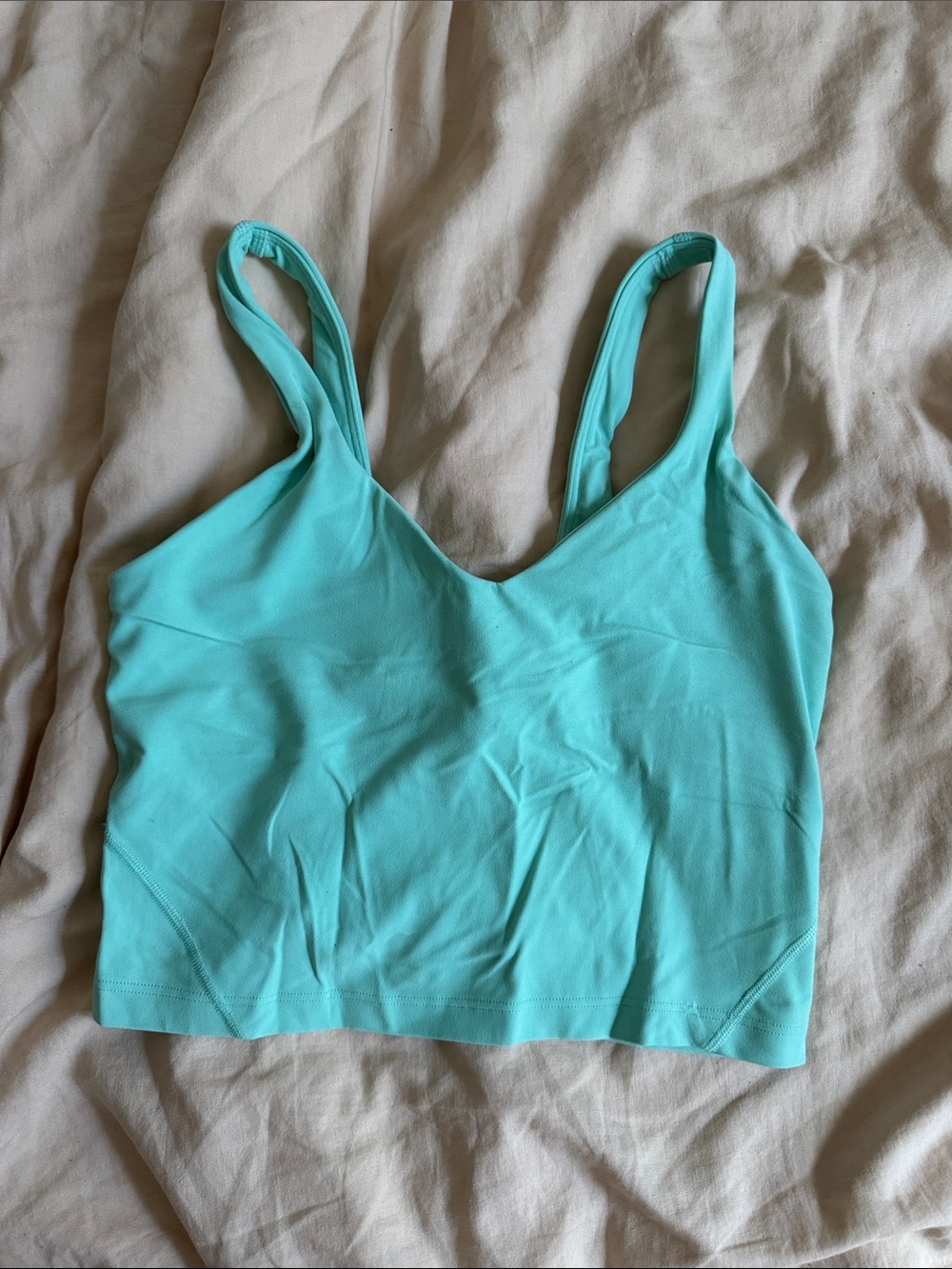 lululemon athletica Aqua Cropped Support Tank